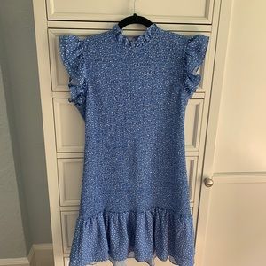 French connection blow flower dress